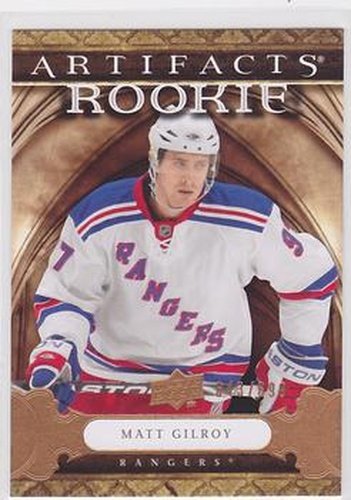 #224 Matt Gilroy - New York Rangers - 2009-10 Upper Deck Artifacts Hockey
