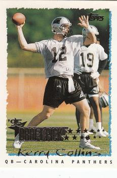 #224 Kerry Collins - Carolina Panthers - 1995 Topps Football