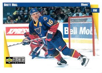 #224 Brett Hull - St. Louis Blues - 1997-98 Collector's Choice Hockey