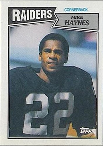 #224 Mike Haynes - Los Angeles Raiders - 1987 Topps Football