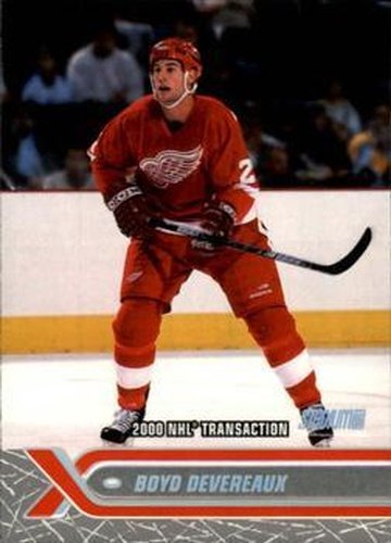 #224 Boyd Devereaux - Detroit Red Wings - 2000-01 Stadium Club Hockey