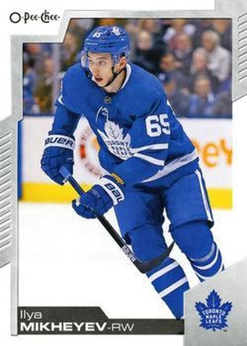 #224 Ilya Mikheyev - Toronto Maple Leafs - 2020-21 O-Pee-Chee Hockey