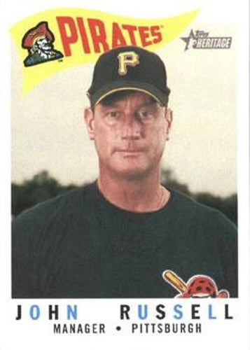 #224 John Russell - Pittsburgh Pirates - 2009 Topps Heritage Baseball