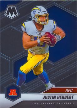 #224 Justin Herbert - Los Angeles Chargers - 2021 Panini Mosaic Football