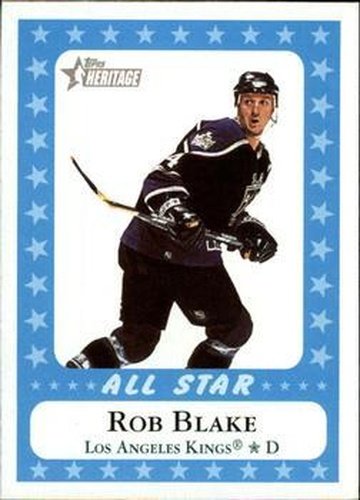 #224 Rob Blake - Los Angeles Kings - 2000-01 Topps Heritage Hockey
