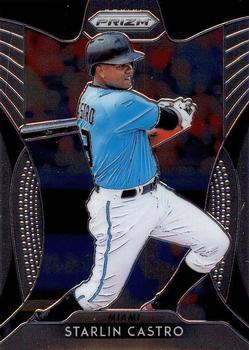 #224 Starlin Castro - Miami Marlins - 2019 Panini Prizm Baseball