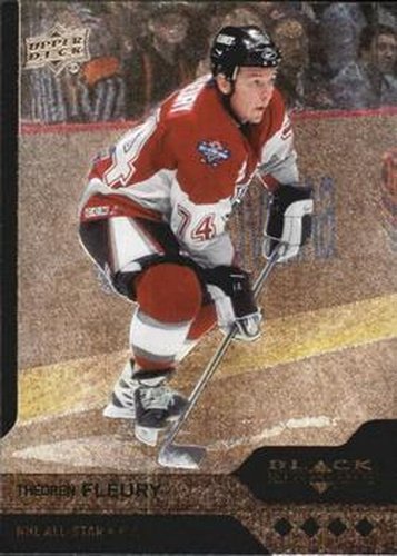 #224 Theoren Fleury - Calgary Flames - 2013-14 Upper Deck Black Diamond Hockey