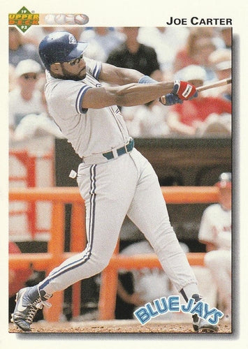 #224 Joe Carter - Toronto Blue Jays - 1992 Upper Deck Baseball