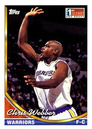 #224 Chris Webber - Golden State Warriors - 1993-94 Topps Basketball