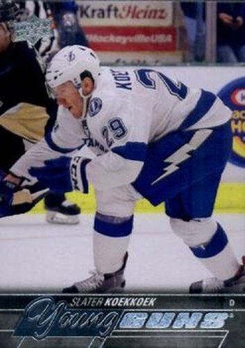 #224 Slater Koekkoek - Tampa Bay Lightning - 2015-16 Upper Deck Hockey