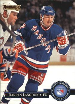 #224 Darren Langdon - New York Rangers - 1995-96 Donruss Hockey