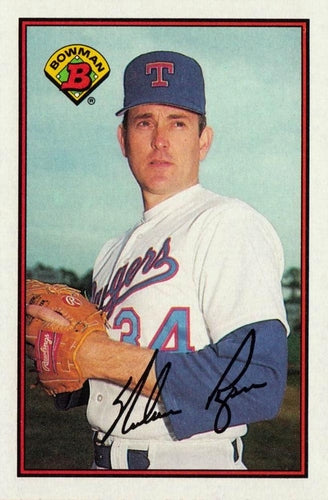 #225 Nolan Ryan - Texas Rangers - 1989 Bowman Baseball