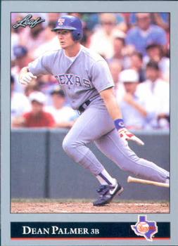 #225 Dean Palmer - Texas Rangers - 1992 Leaf Baseball