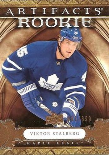 #225 Viktor Stalberg - Toronto Maple Leafs - 2009-10 Upper Deck Artifacts Hockey