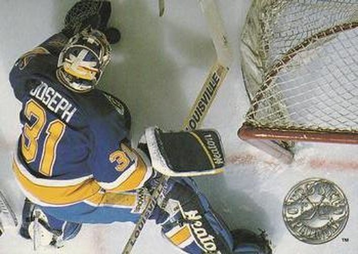 #225 Curtis Joseph - St. Louis Blues - 1991-92 Pro Set Platinum Hockey