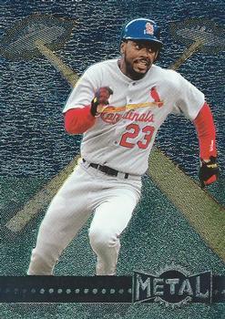 #225 Bernard Gilkey - St. Louis Cardinals - 1996 Metal Universe Baseball