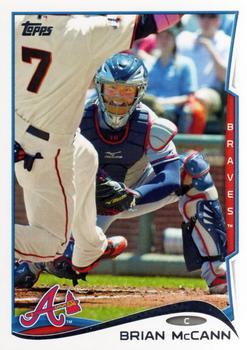 #225 Brian McCann - Atlanta Braves - 2014 Topps Baseball