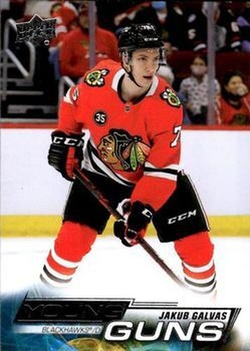 #225 Jakub Galvas - Chicago Blackhawks - 2022-23 Upper Deck Hockey