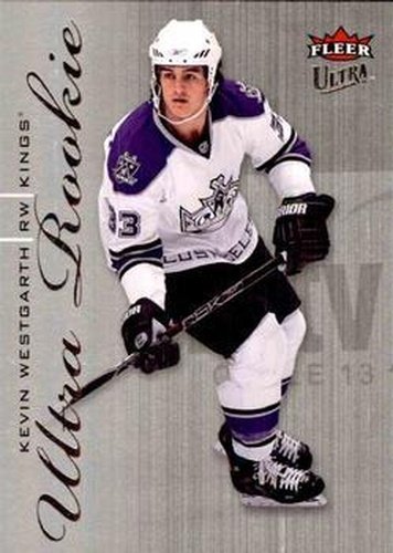 #225 Kevin Westgarth - Los Angeles Kings - 2009-10 Ultra Hockey