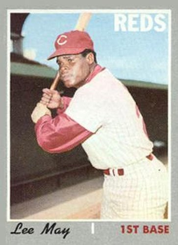 #225 Lee May - Cincinnati Reds - 1970 Topps Baseball