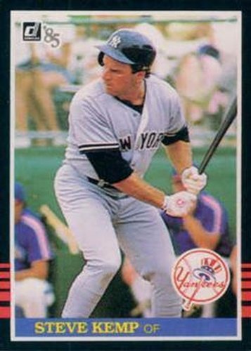 #225 Steve Kemp - New York Yankees - 1985 Donruss Baseball