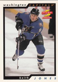 #225 Keith Jones - Washington Capitals - 1996-97 Score Hockey