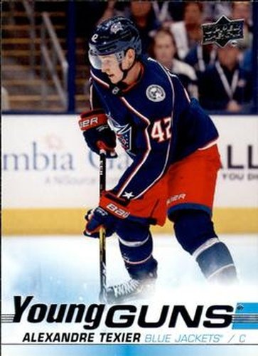 #225 Alexandre Texier - Columbus Blue Jackets - 2019-20 Upper Deck Hockey