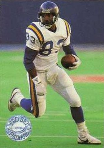 #225 Steve Jordan - Minnesota Vikings - 1991 Pro Set Platinum Football