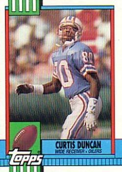 #226 Curtis Duncan - Houston Oilers - 1990 Topps Football