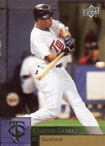 #226 Carlos Gomez - Minnesota Twins - 2009 Upper Deck Baseball