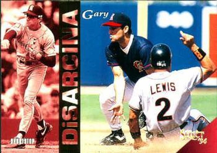 #226 Gary DiSarcina - California Angels - 1994 Select Baseball