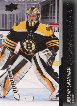 #226 Jeremy Swayman - Boston Bruins - 2021-22 Upper Deck Hockey