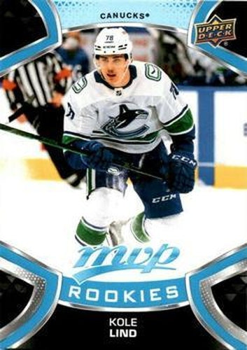 #226 Kole Lind - Vancouver Canucks - 2021-22 Upper Deck MVP Hockey