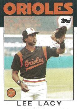 #226 Lee Lacy - Baltimore Orioles - 1986 Topps Baseball