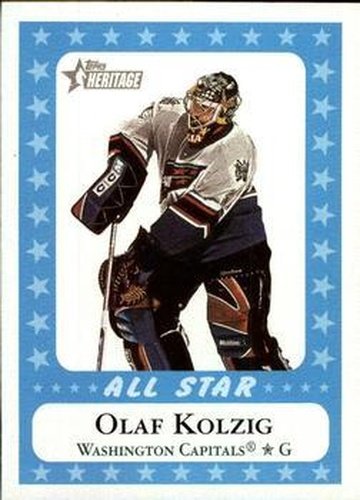 #226 Olaf Kolzig - Washington Capitals - 2000-01 Topps Heritage Hockey