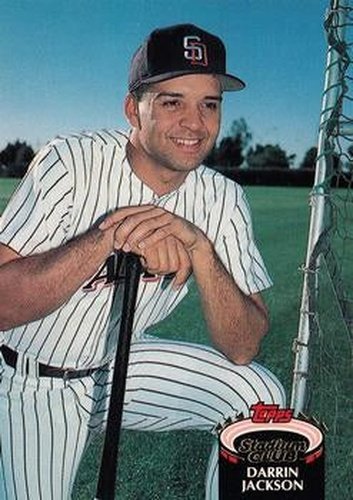 #226 Darrin Jackson - San Diego Padres - 1992 Stadium Club Baseball