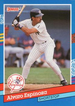 #226 Alvaro Espinoza - New York Yankees - 1991 Donruss Baseball