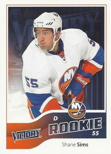 #226 Shane Sims - New York Islanders - 2011-12 Upper Deck Victory Hockey