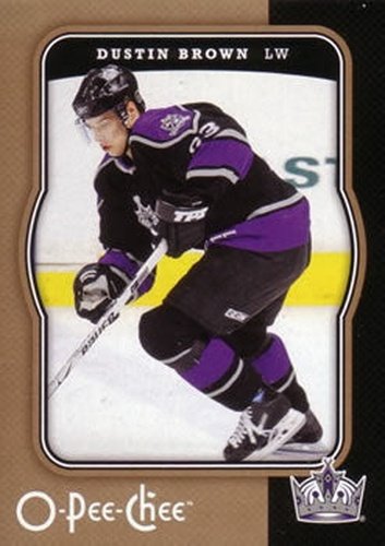 #226 Dustin Brown - Los Angeles Kings - 2007-08 O-Pee-Chee Hockey