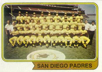 #226a San Diego Padres - San Diego Padres - 1974 Topps Baseball