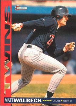 #227 Matt Walbeck - Minnesota Twins - 1994 O-Pee-Chee Baseball