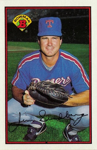 #227 Jim Sundberg - Texas Rangers - 1989 Bowman Baseball