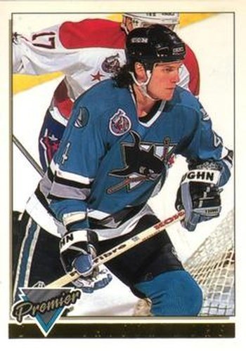 #227 Jayson More - San Jose Sharks - 1993-94 O-Pee-Chee Premier Hockey - Gold