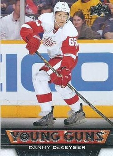 #227 Danny DeKeyser - Detroit Red Wings - 2013-14 Upper Deck Hockey