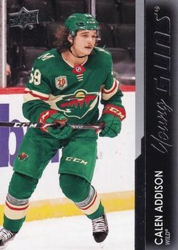 #227 Calen Addison - Minnesota Wild - 2021-22 Upper Deck Hockey