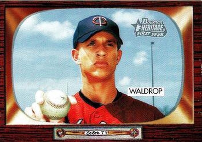 #227 Kyle Waldrop - Minnesota Twins - 2004 Bowman Heritage Baseball