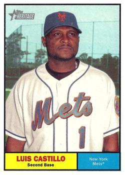 #227 Luis Castillo - New York Mets - 2010 Topps Heritage Baseball