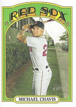 #227 Michael Chavis - Boston Red Sox - 2021 Topps Heritage Baseball