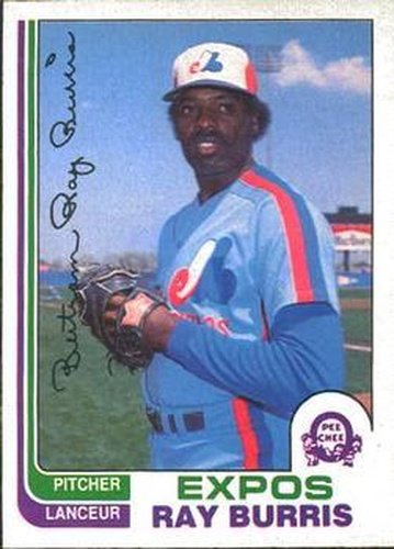 #227 Ray Burris - Montreal Expos - 1982 O-Pee-Chee Baseball