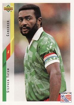 #227 Stephen Tataw - Cameroon - 1994 Upper Deck World Cup Contenders English/Spanish Soccer